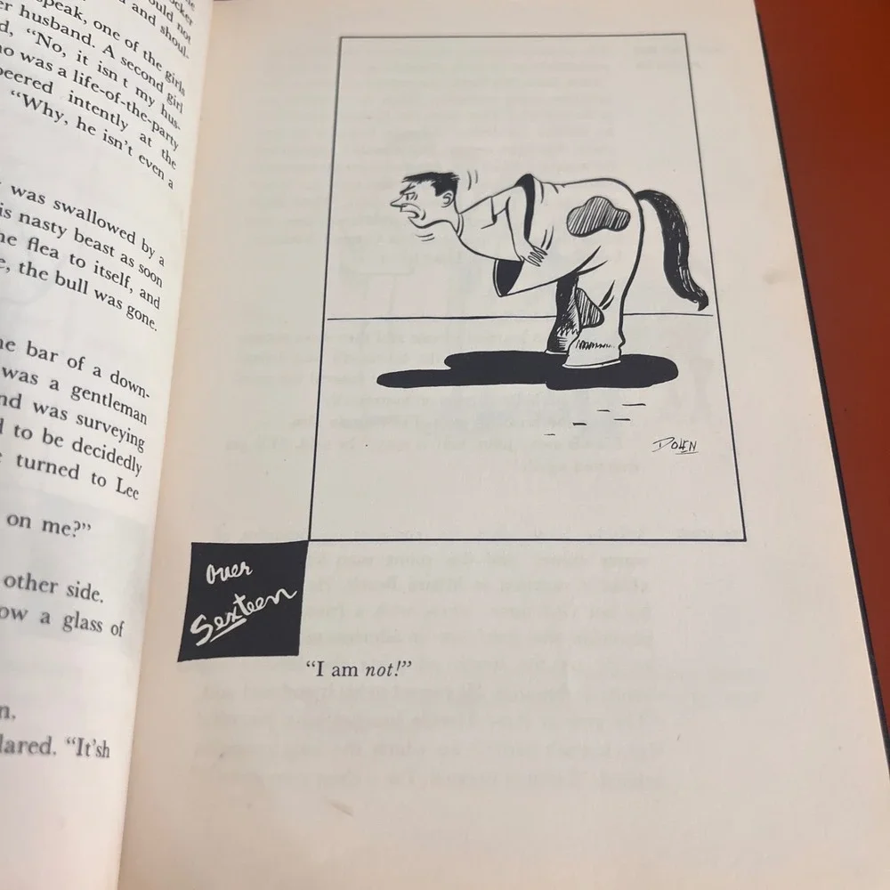 Vintage Over Sixteen and More Over Sixteen Grayson Adult Humor Book Set 1950s